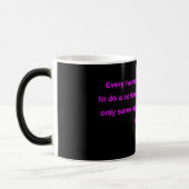 MUG MAGIQUE BOUGIE FUNKY AVEC UNE CITATION VIEILLISSÉE (Gauche)
