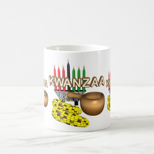 Mug Magique Bougies de Kwanzaa - (Centre)