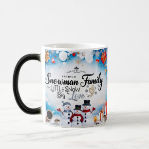 Mug Magique Boule de neige familiale cinématique de luxe chang