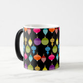 Mug Magique Boule décorative de Noël rétro (Devant gauche)