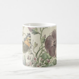 Mug Magique Bouquet de fleurs avec un Vanesse des Chardons,