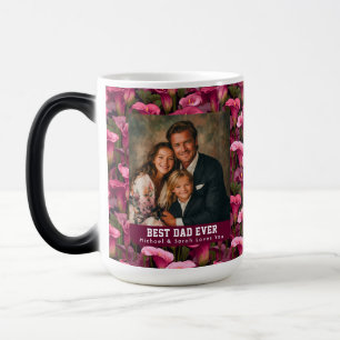 Mug Magique Bouquet de lys calla Hommage à Papa