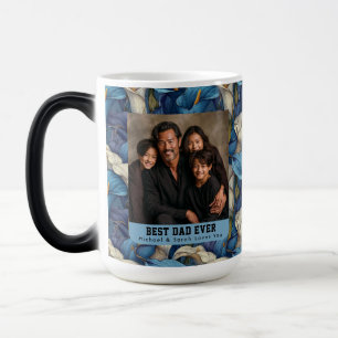 Mug Magique Bouquet de lys de calla Nouveau papa Papa Souvenir