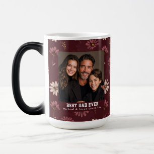 Mug Magique Bouquet de pâquerettes hawaïennes Step Papa Photo