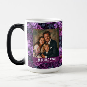Mug Magique Bouquet de pivoines classiques Joyeux anniversaire