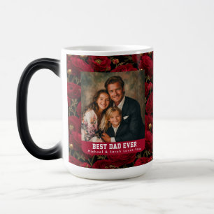 Mug Magique Bouquet de Renoncules Côtières Père Photo Céramiqu