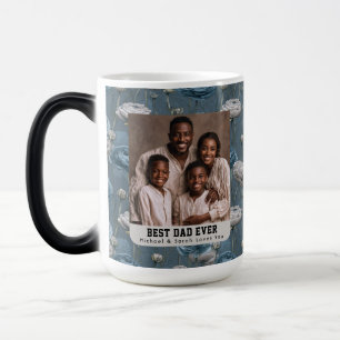 Mug Magique Bouquet de renoncules victoriennes Photo de papa p