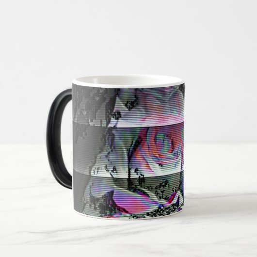 Mug Magique Bouquet Techno (Devant gauche)
