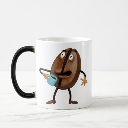 Mug Magique Bourdonnement de café (Gauche)