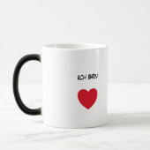Mug Magique Bouteille de boisson avec devis allemand (Gauche)