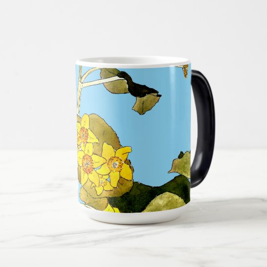 Mug Magique Boutons Art Nouveau (Devant droit)