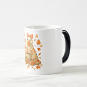Mug Magique Bow Goose Coquette avec couverture café Vibes auto (Devant droit)