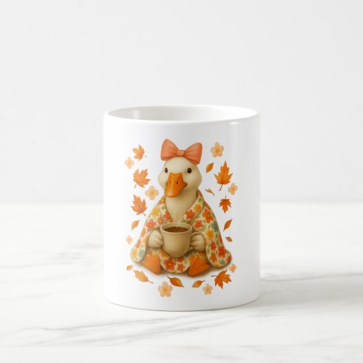 Mug Magique Bow Goose Coquette avec couverture café Vibes auto (Centre)