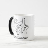 Mug Magique Boxer combat dans la ceinture de boxe. Boxer (Devant gauche)