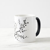 Mug Magique Branche de fleurs de cerisier (Devant droit)