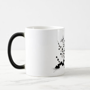 Mug Magique Branche de fleurs de cerisier