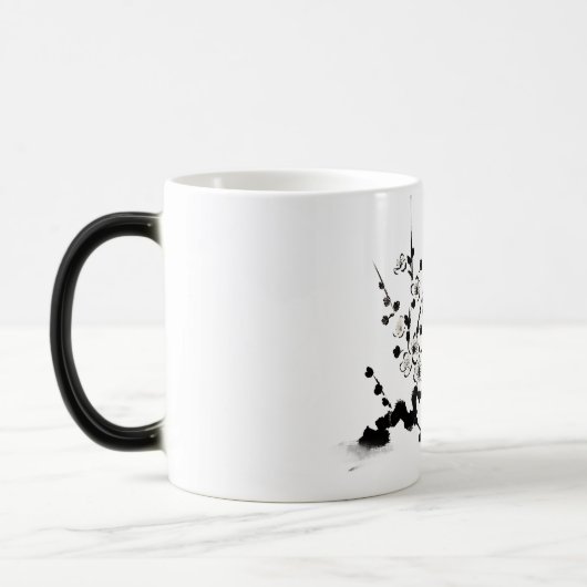 Mug Magique Branche de fleurs de cerisier (Gauche)