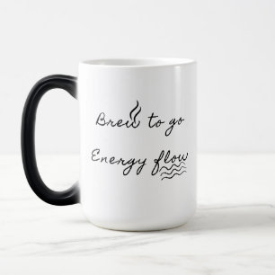 Mug Magique Brasser pour aller café de flux d'énergie