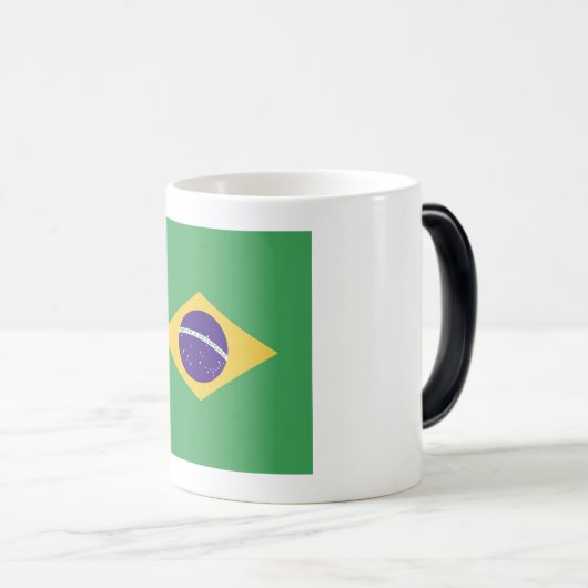 Mug Magique Brazil Flag Emblem (Devant droit)