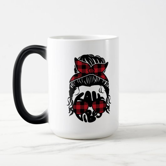Mug Magique Buffalo Plaid Skull Couple Muple (Gauche)