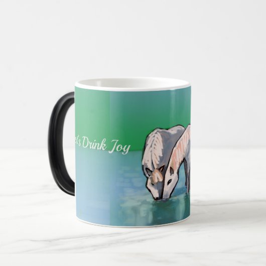 Mug Magique Buvons la Joie (Devant gauche)