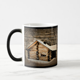 Mug Magique Cabine Rustique En Bois Dans La Nature