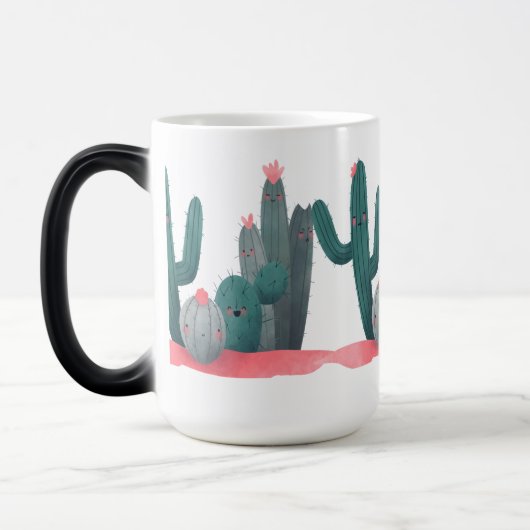 Mug Magique Cactus mignon (Gauche)