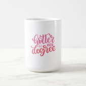 Mug Magique Cadeau de diplôme | Hotter By One Degree (Centre)