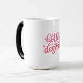 Mug Magique Cadeau de diplôme | Hotter By One Degree (Devant gauche)