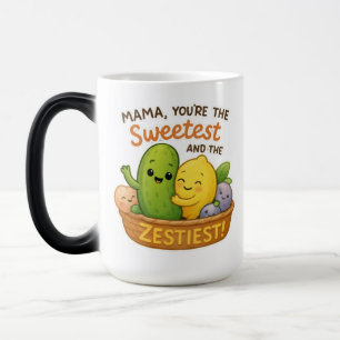 Mug Magique Cadeau de fête des mères pour maman maman drôle mi