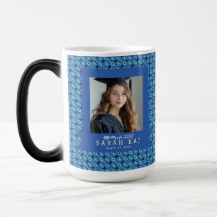 Mug Magique Cadeau de fin d'études à motif ethnique coloré