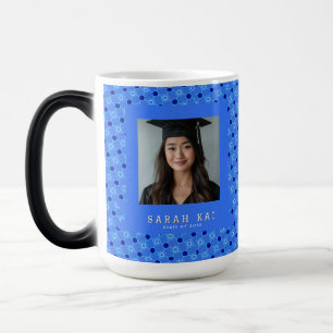 Mug Magique Cadeau de fin d'études à motif hexagonal classique