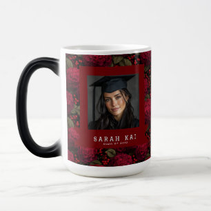 Mug Magique Cadeau de fin d'études ami motif hydrangea élégant