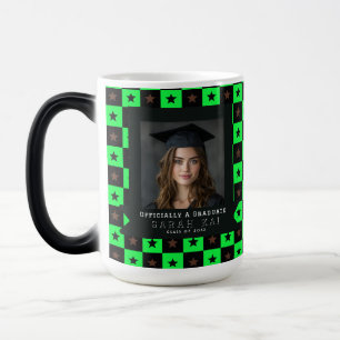 Mug Magique Cadeau de fin d'études tendance en forme de carré