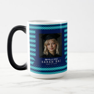 Mug Magique Cadeau de fin d'études unique à motif zigzag pour