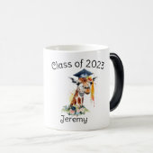 Mug Magique Cadeau de graduation de la Giraffe mignonne (Devant droit)