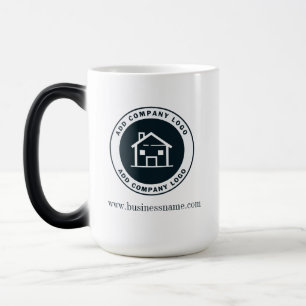 Mug Magique Cadeau de logo d'entreprise personnalisé moderne
