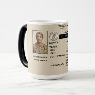 Mug Magique Cadeau de registre de service maritime personnalis