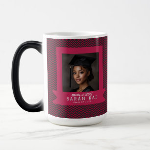 Mug Magique Cadeau de remise de diplôme de femme à motif zigza