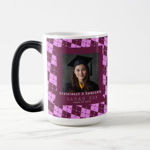 Mug Magique Cadeau de remise de diplôme pour femme avec impres