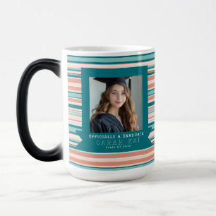 Mug Magique Cadeau d'impression à rayures classiques pour lui