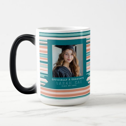 Mug Magique Cadeau d'impression à rayures classiques pour lui  (Gauche)