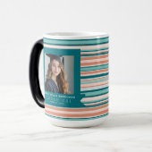 Mug Magique Cadeau d'impression à rayures classiques pour lui  (Devant gauche)