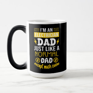 Mug Magique Cadeau drôle pour papa électricien