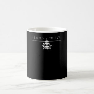 Mug Magique Cadeau du pilote d'hélicoptère de l'aviation mil