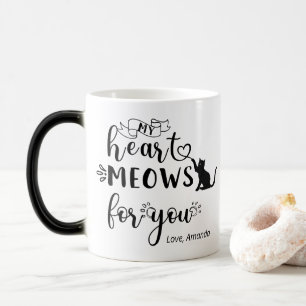 Mug Magique Cadeau personnalisé pour amateur de chats mignons