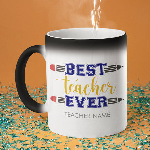 Mug Magique Cadeau personnalisé pour le meilleur enseignant -