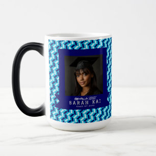 Mug Magique Cadeau photo à motif géométrique gras
