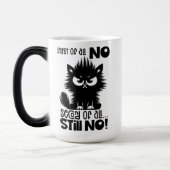Mug Magique Cadeau pour amateur de chat drôle avant tout (Gauche)