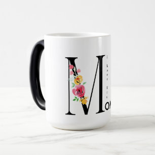 Mug Magique Cadeau pour maman, Je t'aime Maman, Jour de la fêt